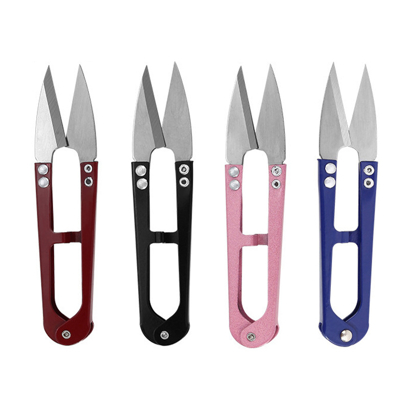 Scissors Stainless Craft - กรรไกรตัดด้าย 4 ชิ้น รูปตัวยู สำหรับงานปักครอสติช งานเย็บปักถักร้อย