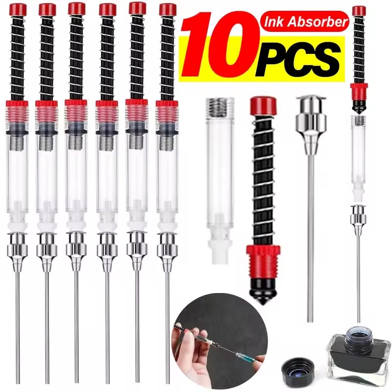 Stationery Supply - 1-10PCS Fountain Pen Ink Absorber Spring