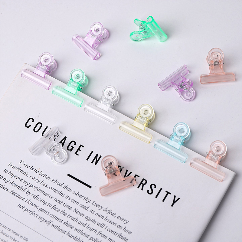 Office Stationery And Supply - 10/20 ชิ้น 31 มม.สีลูกกวาดคลิปหนีบกระดาษพลาสติก,อุปกรณ์สำนักงานโรงเรียนอเนกประสงค์สำหรับจัดระเบียบเอกสาร