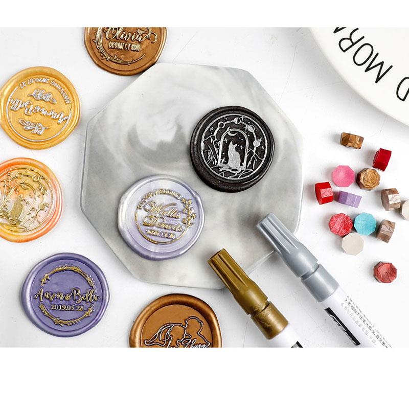 แสตมป์ขี้ผึ้งปิดผนึก50ชิ้นแสตม - Wax Seal Stamp Kit บทวิจารณ์และราคา