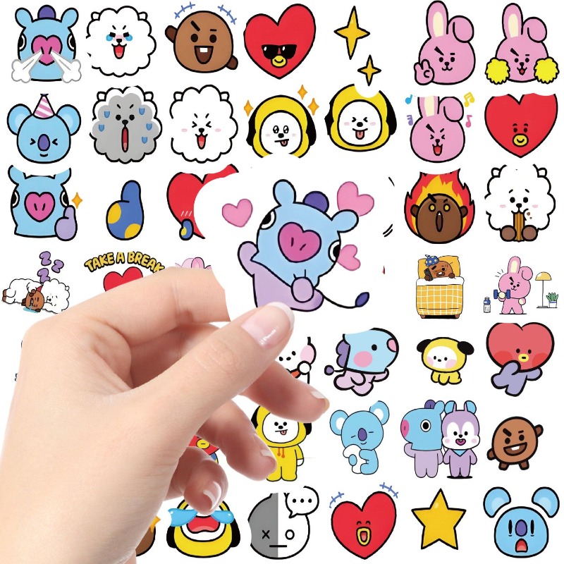 สติ๊กเกอร์ BT21 koya RJ tata S - Memo Pad Sticky บทวิจารณ์และราคา