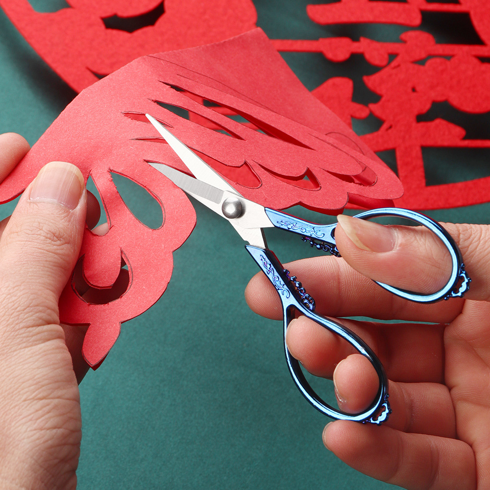 กรรไกรปักครอสติชแบบย้อนยุคโบรา - Scissors Stainless Craft บทวิจารณ์และราคา