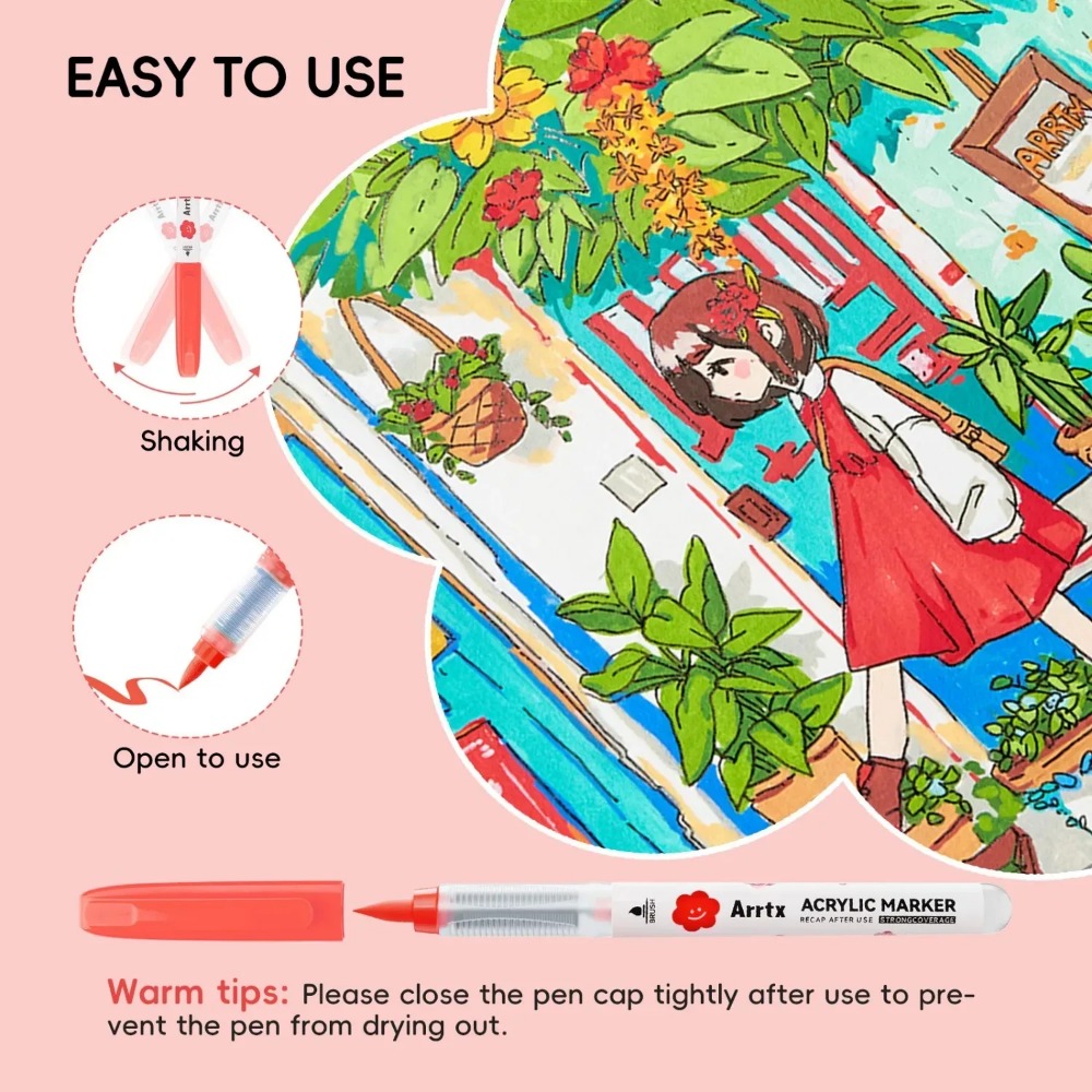 ปากกาอะคริลิค Arrtx 36/60 สี ล - Copic Marker Classic บทวิจารณ์และราคา