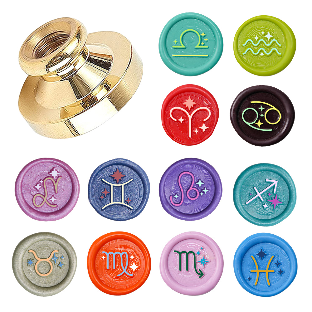 ตราประทับขี้ผึ้งลายจักรราศี, ต - Wax Seal Stamp Kit บทวิจารณ์และราคา