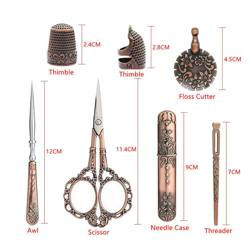 ชุดเย็บผ้าวินเทจ สไตล์ยุโรป ชุ - Scissors Stainless Craft บทวิจารณ์และราคา