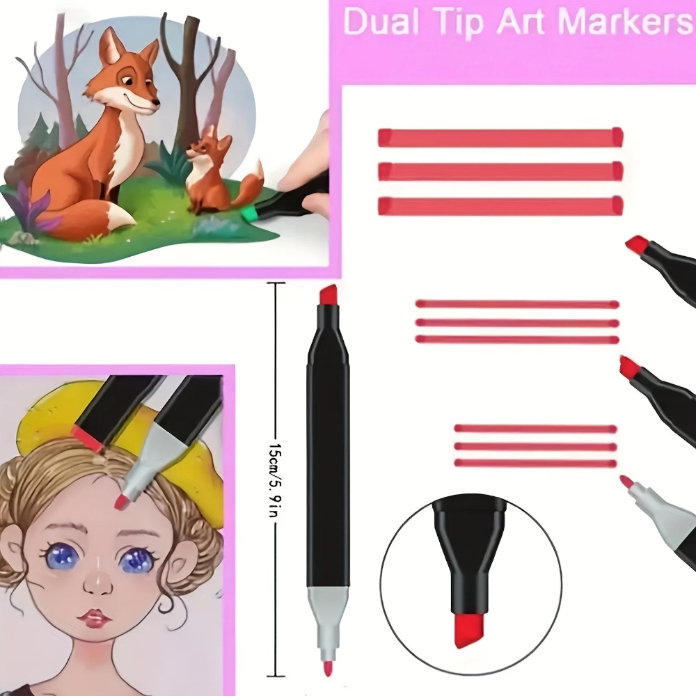 ปากกาเมจิกสองหัวชนิดแอลกอฮอล์, - Copic Marker Sketch บทวิจารณ์และราคา