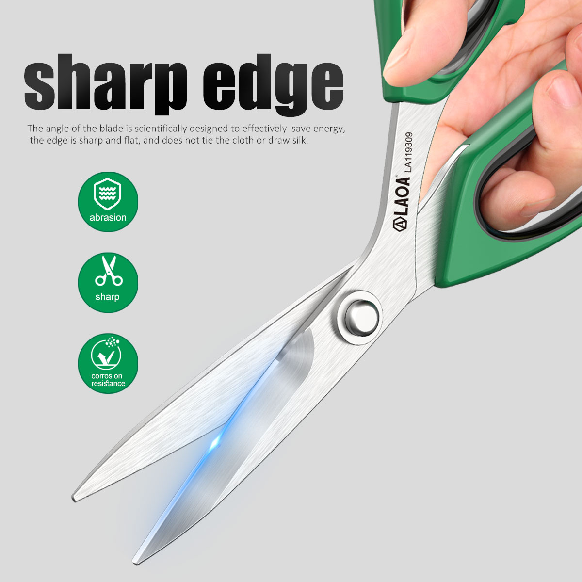LAOA กรรไกรอเนกประสงค์สแตนเลส  - Scissors Stainless Craft บทวิจารณ์และราคา