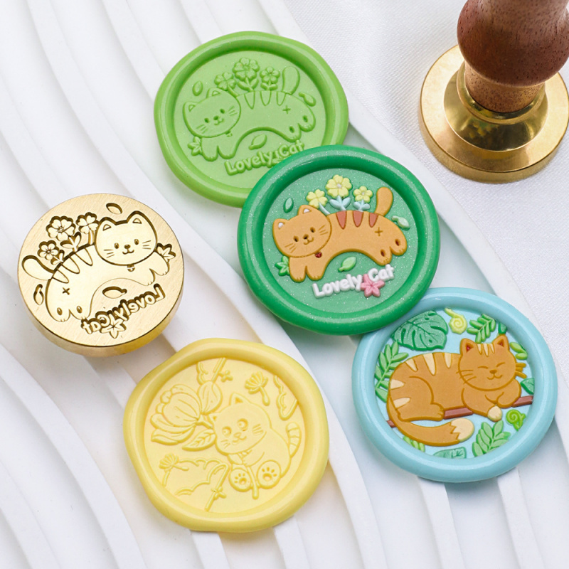 ตราประทับขี้ผึ้งรูปแมวนำโชค ขน - Wax Seal Stamp Kit บทวิจารณ์และราคา